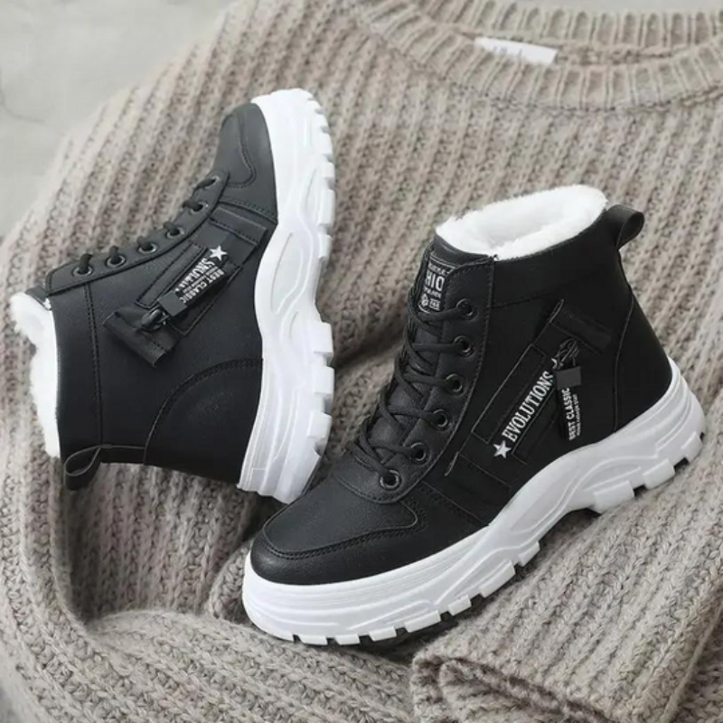 Women's Waterproof Snow Boots - Fleece Lined Winter Boots for Cold Weather Comfort 6
