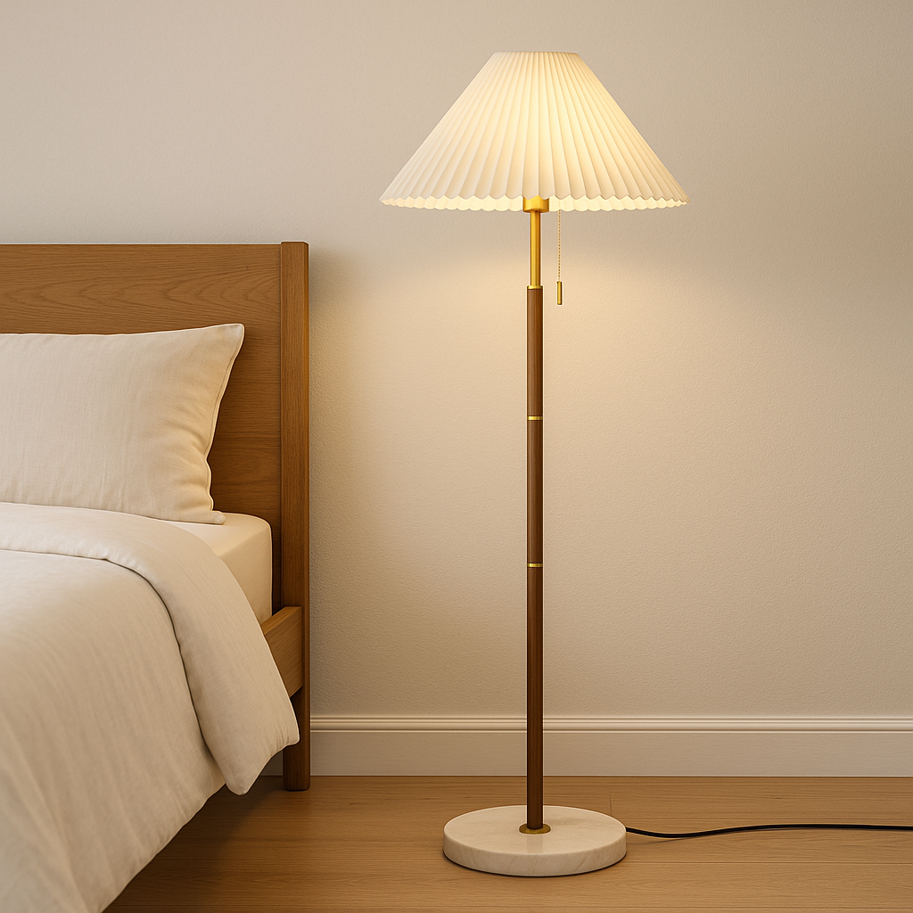 YrusWood | Modern Elegant Wooden Standing Floor Lamp for Contemporary Spaces 3