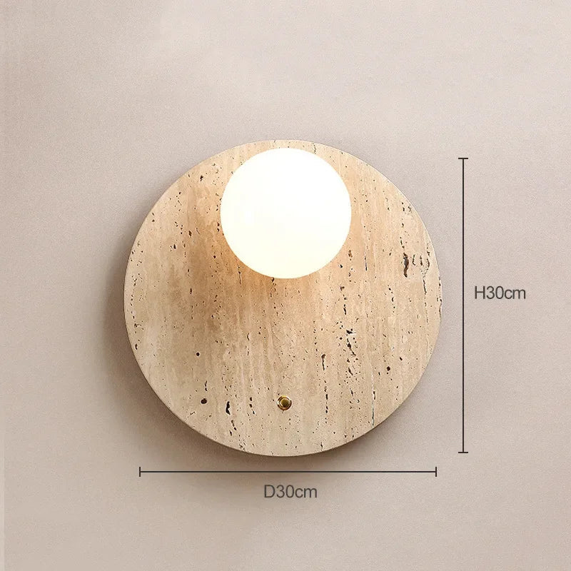 ZenGlow | Minimalist Wall Lamp with Natural Design for Soothing Ambiance 7