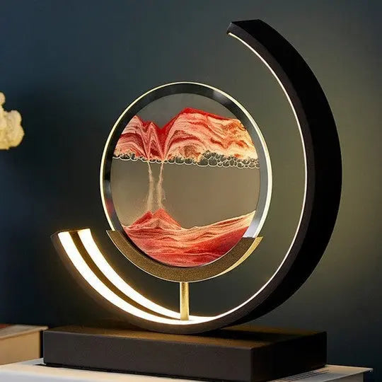 Moving Sand Art Lamp - Relaxing LED Mood Light