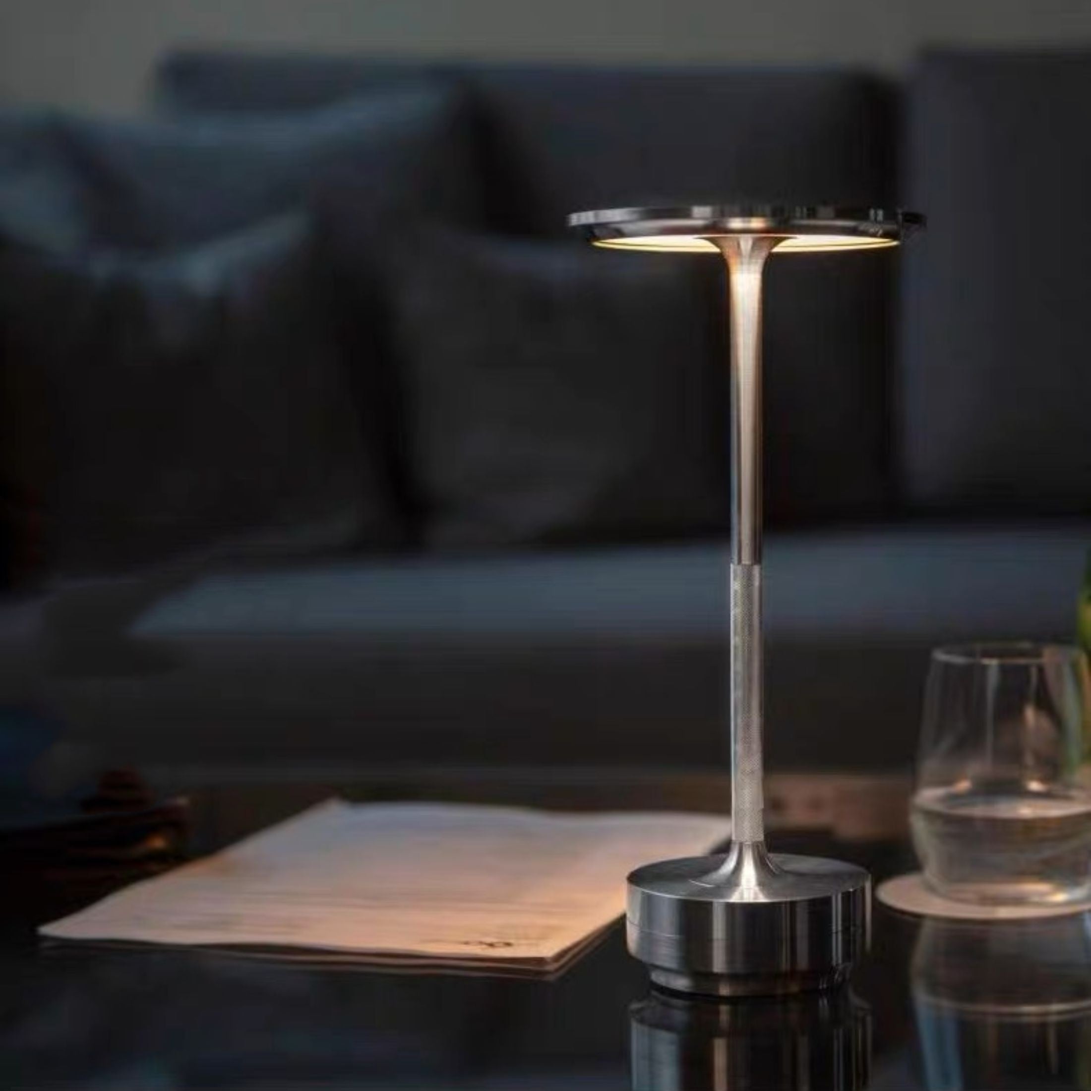 ZenithGlow | Modern Elegant Battery Operated Touch Table Lamp 12