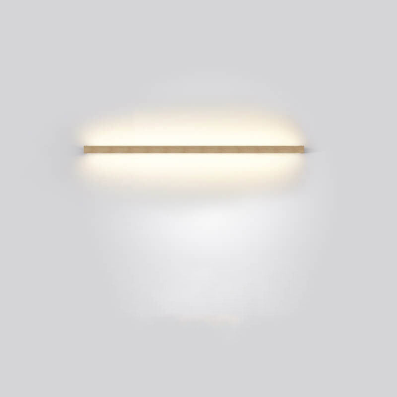 ZenithWood | Chic Minimalist Solid Wood LED Wall Sconce Light 4
