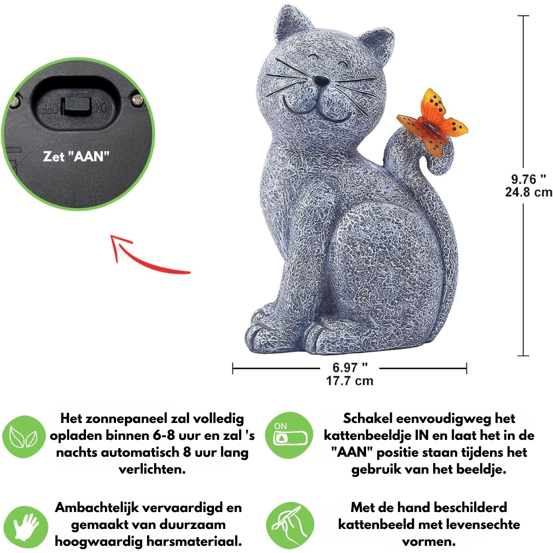 EnchantedKitty - Decorative Garden Cat