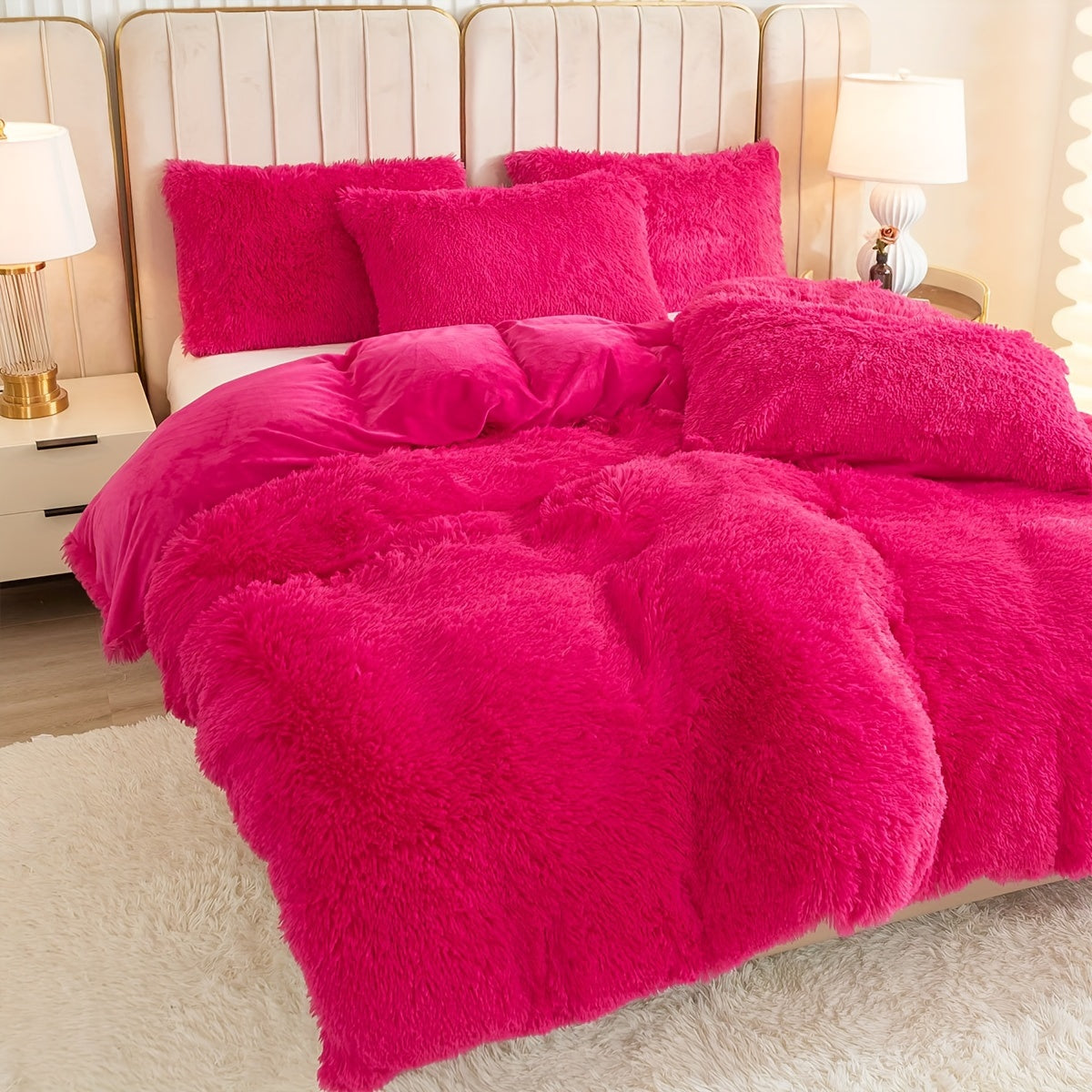 Ultra-Soft Plush Duvet Cover Set - Zipped