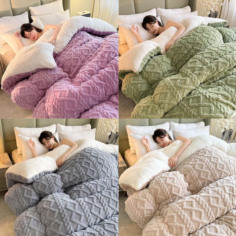 SereneSleep Winter Duvet Cover - Cozy Fleece Set