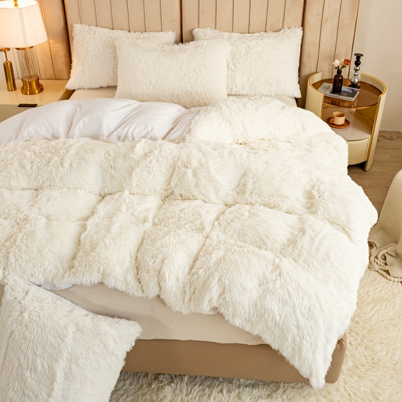 Ultra-Soft Plush Duvet Cover Set - Zipped