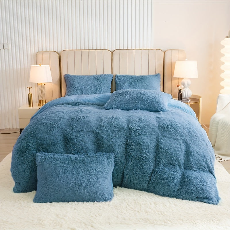 Ultra-Soft Plush Duvet Cover Set - Zipped
