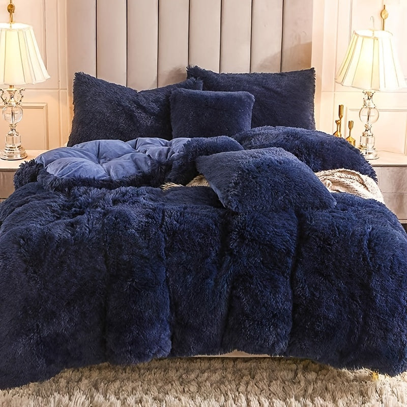 Ultra-Soft Plush Duvet Cover Set - Zipped