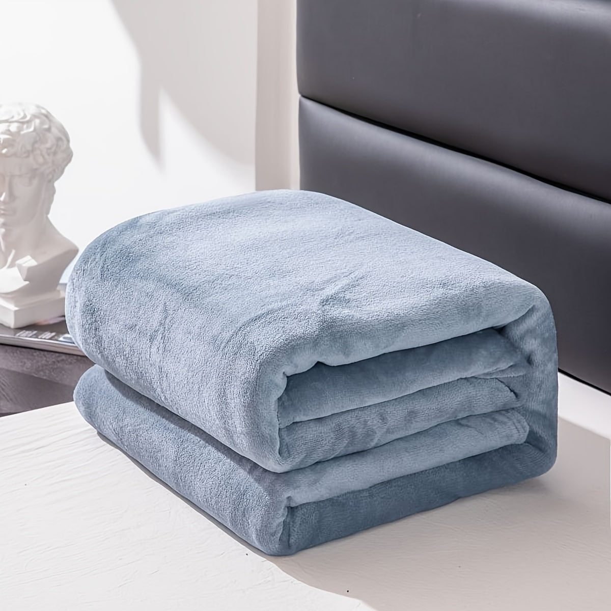 Grey Flannel Blanket - All-Season Luxury