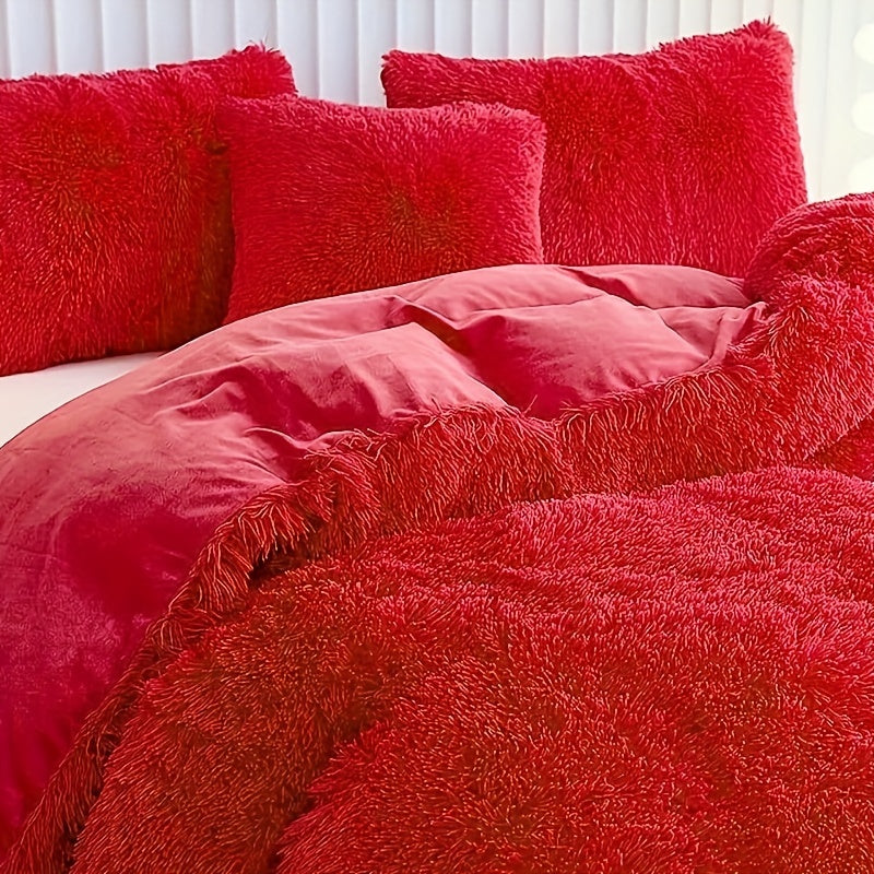 Ultra-Soft Plush Duvet Cover Set - Zipped