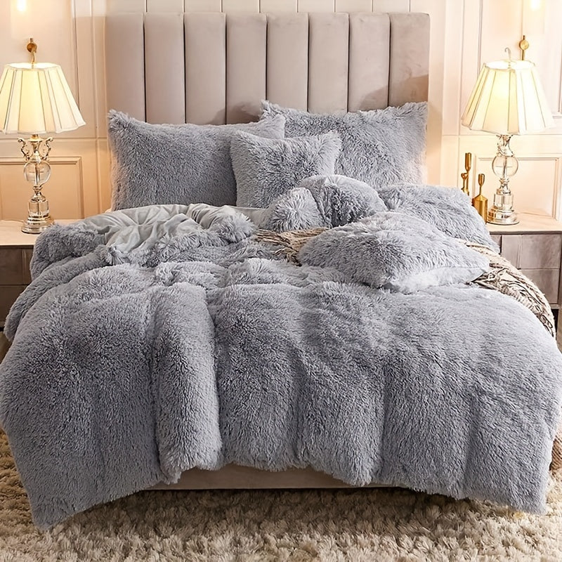 Ultra-Soft Plush Duvet Cover Set - Zipped