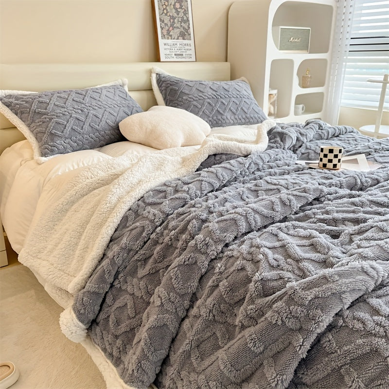 Vintage Double-Sided Fleece Blanket