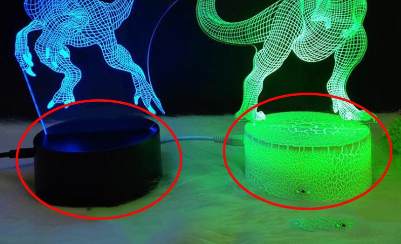 Final Fantasy 3D Lamp - Color-Changing Night Light
