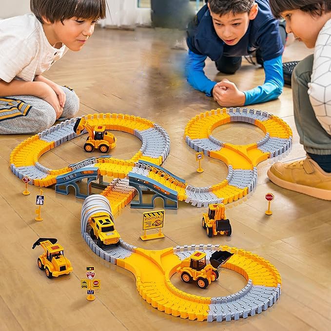 SpeedFlex - Flexible Race Track with LED Cars