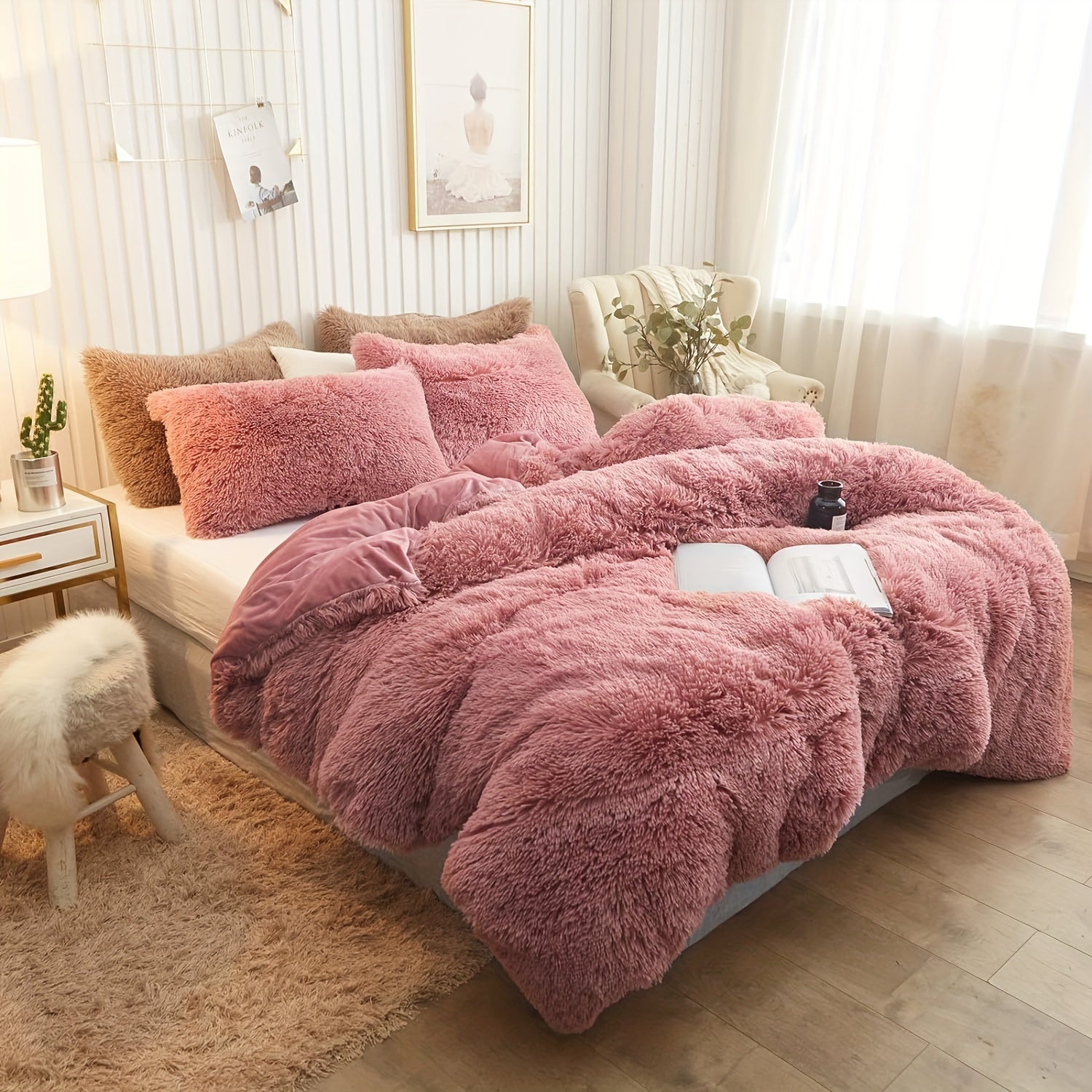 Ultra-Soft Plush Duvet Cover Set - Zipped