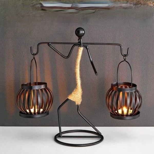 VintageMan - Retro Elegant Candle Holder