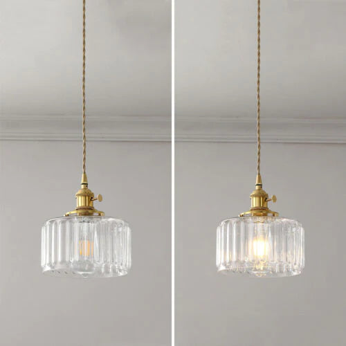 CrystalGlare Crystal Pendant Light - Vintage Glass