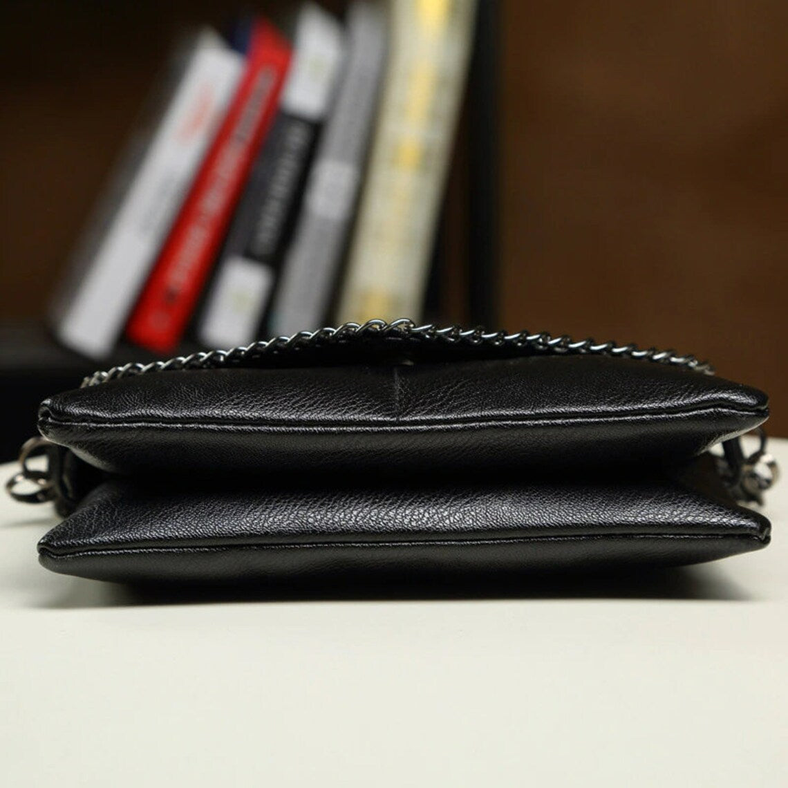Alexa Clutch - Elegant Crocodile-Print Evening Bag