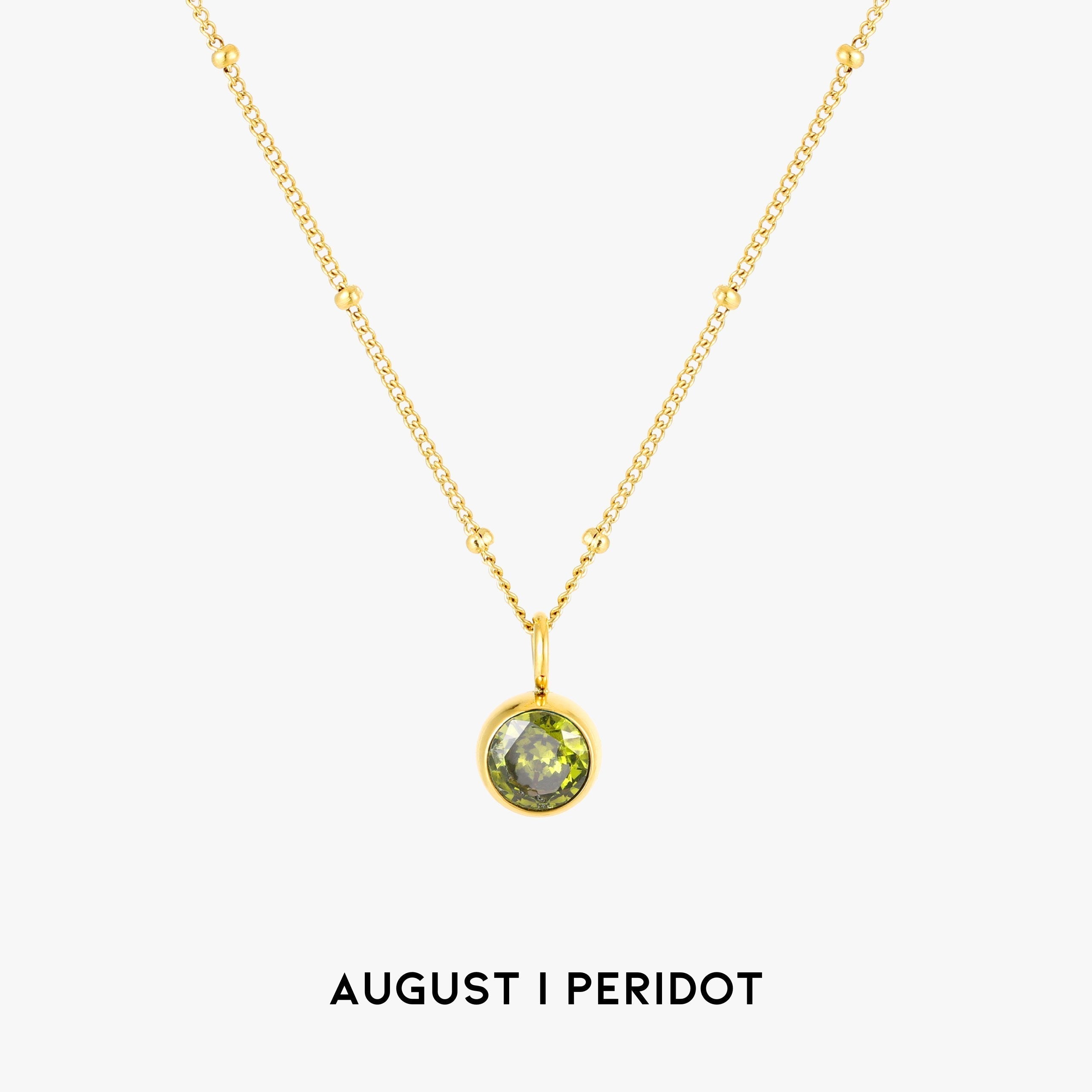 Aurora Birthstone Necklace - Personal & Meaningful
