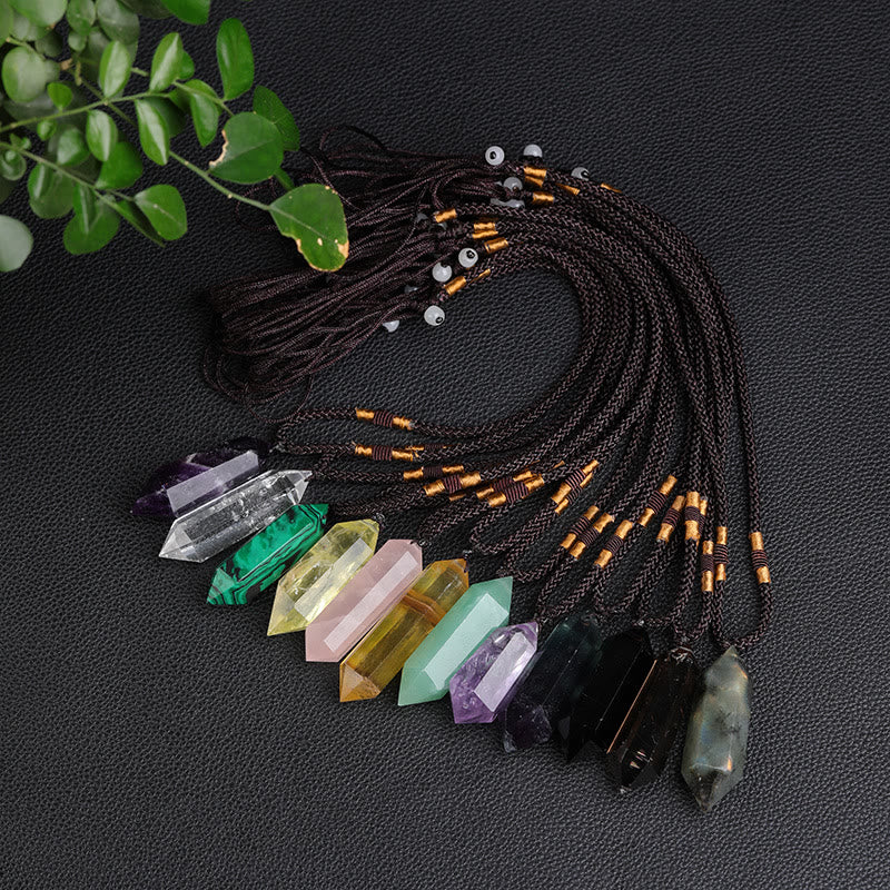 Natural Amethyst - Crystal Necklace