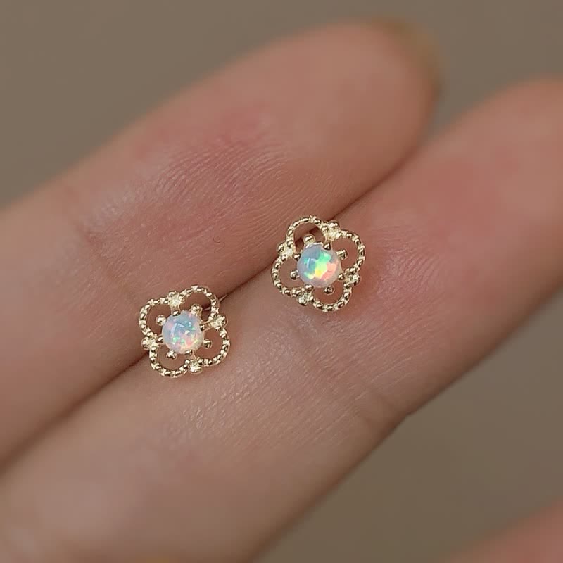 Seraphina - Vintage Opal Earrings for Women