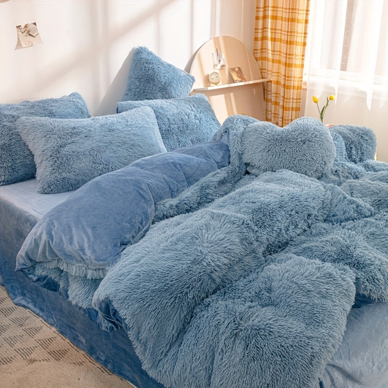 Ultra-Soft Plush Duvet Cover Set - Zipped