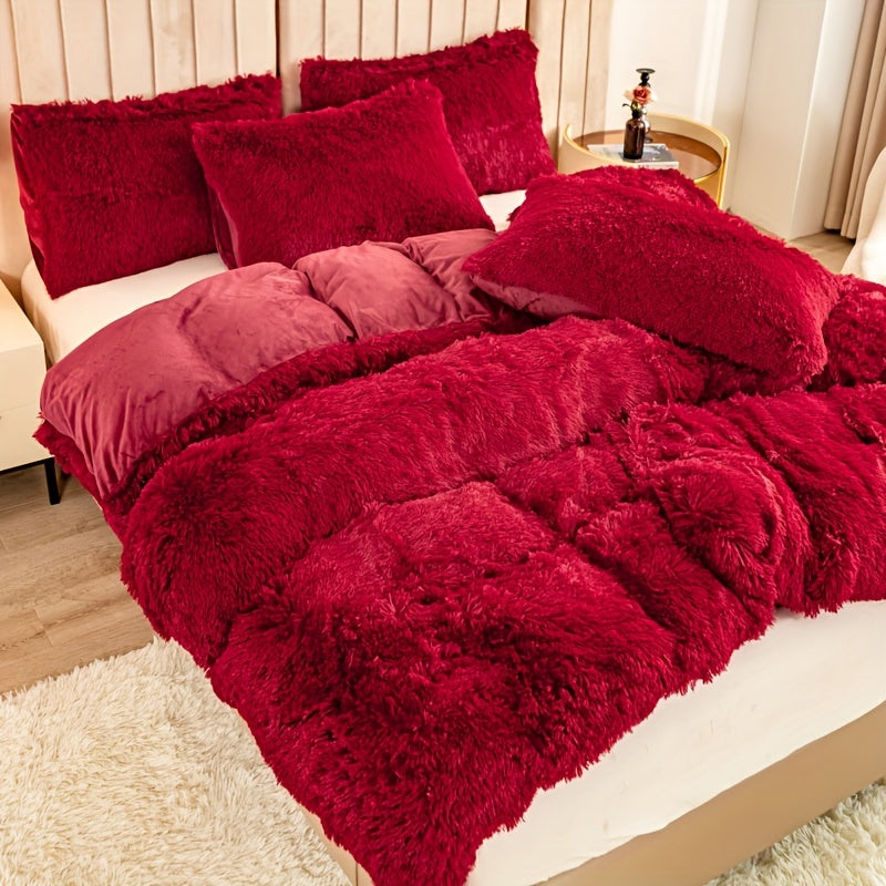 Ultra-Soft Plush Duvet Cover Set - Zipped
