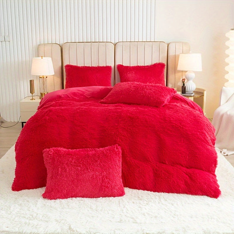 Ultra-Soft Plush Duvet Cover Set - Zipped
