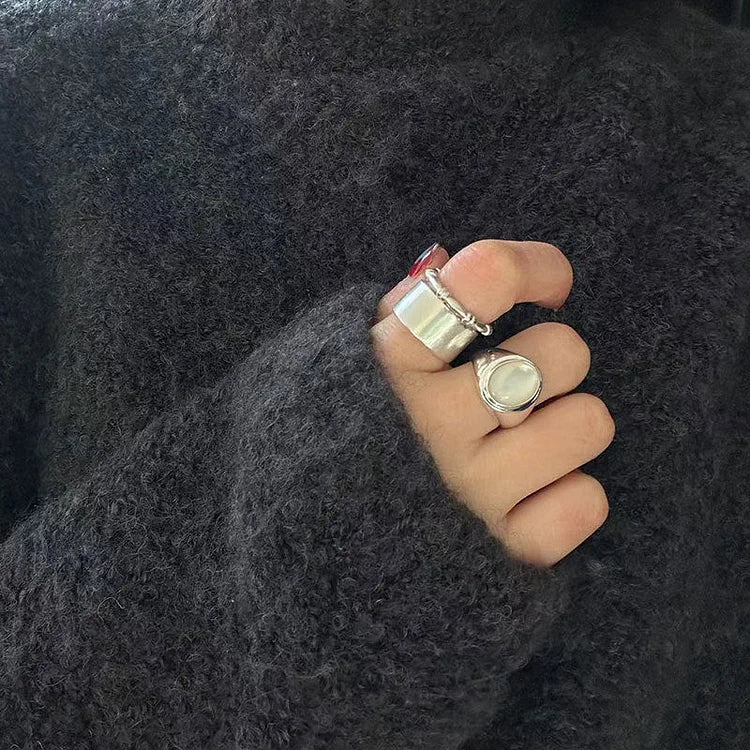 Isla - Pinctada Albina Sterling Silver Ring for Women