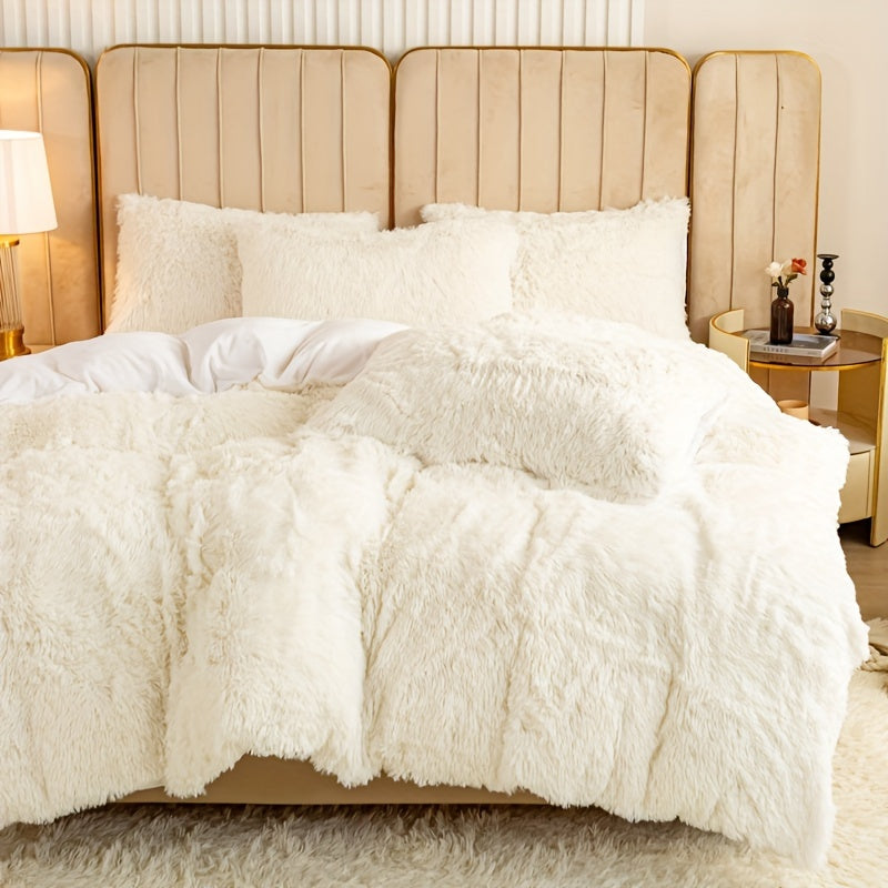 Ultra-Soft Plush Duvet Cover Set - Zipped