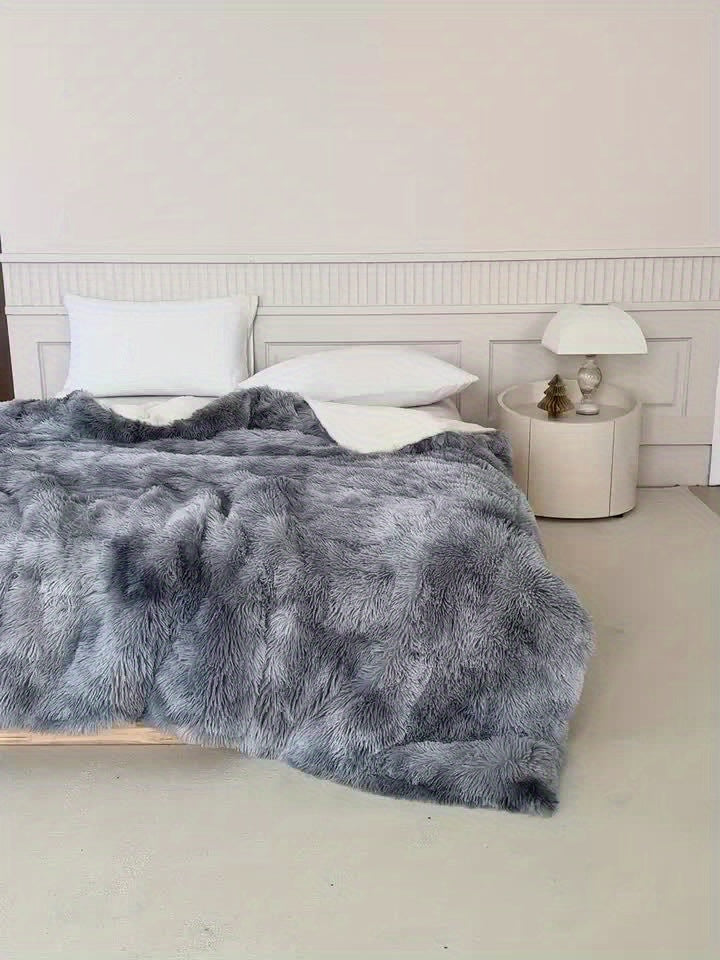 Thick Lambswool Blanket - Warm & Elegant