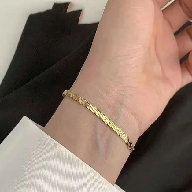 Isolde Snake Anklet - Gold or Silver