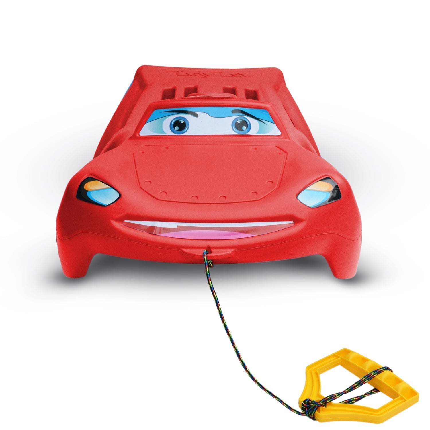 SnowGlide Sled – Lightweight Red Kids Snow Sled