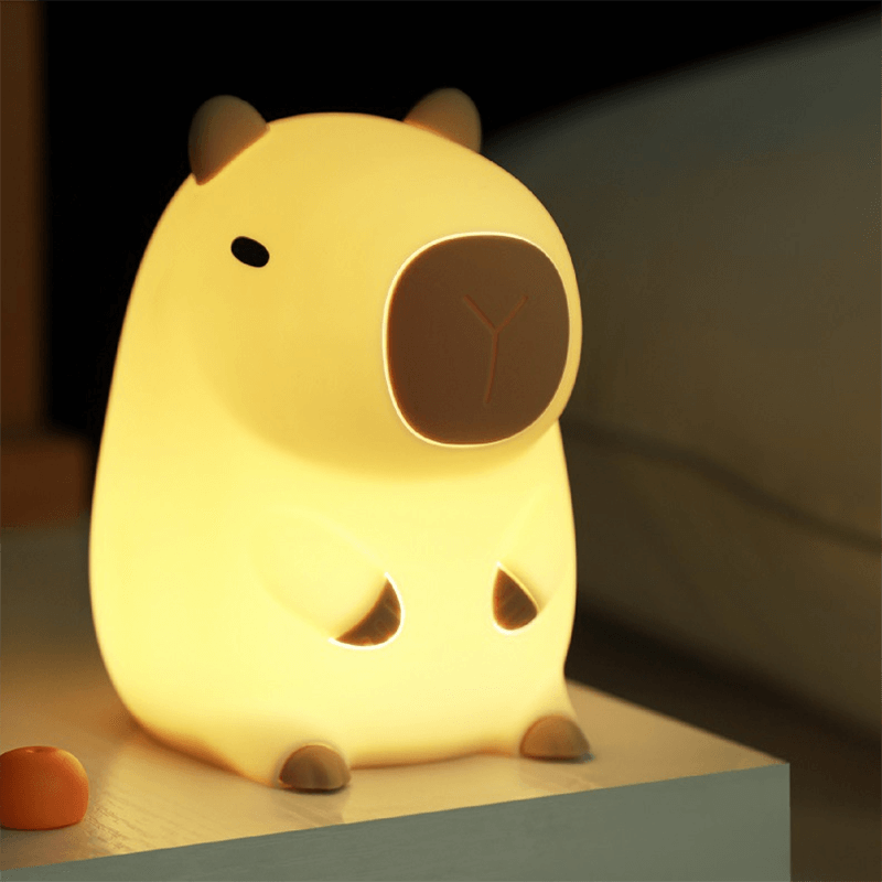Capybara Night Light - Calming Kids Sleep Lamp