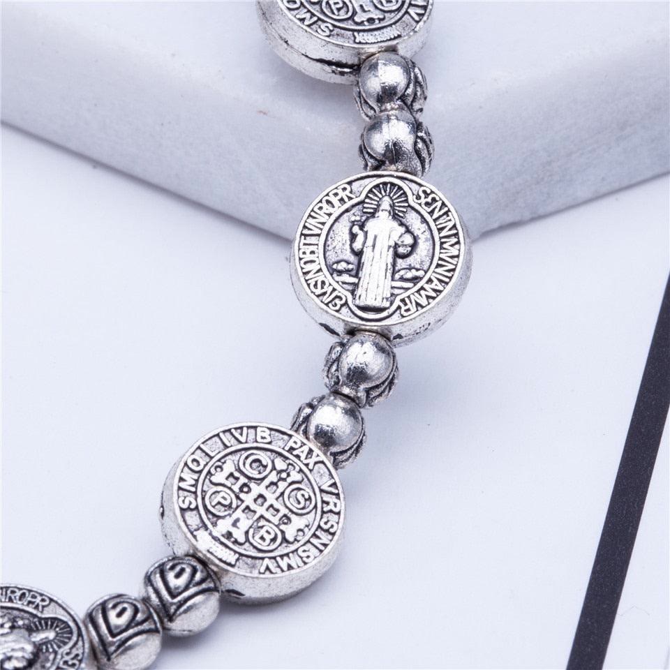 Gold & Silver - Christian Cross Bracelet