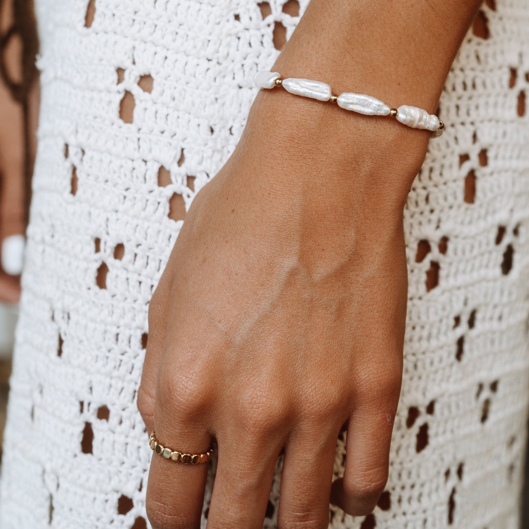 Elina - Beaded Ring for Women