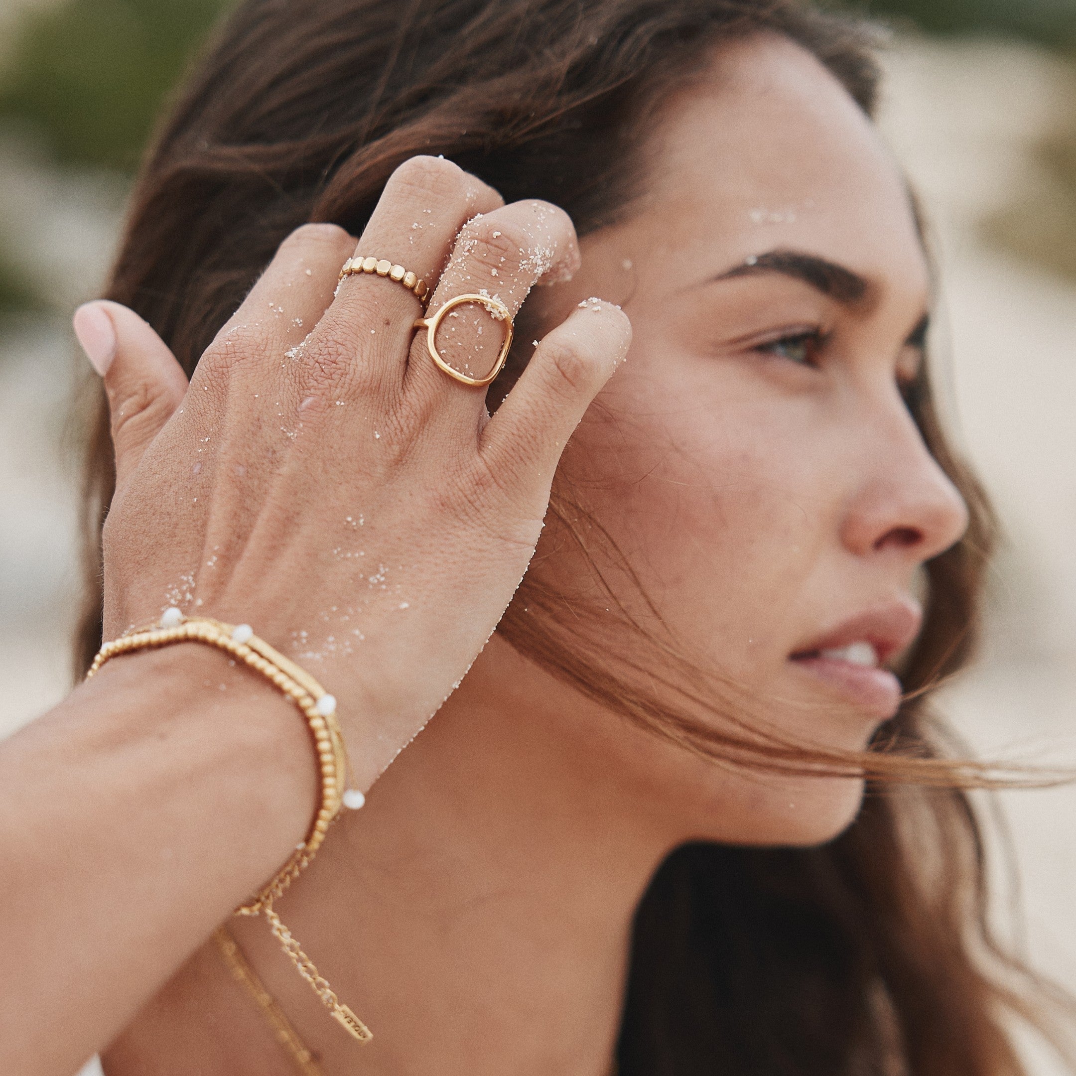 Elina - Beaded Ring for Women