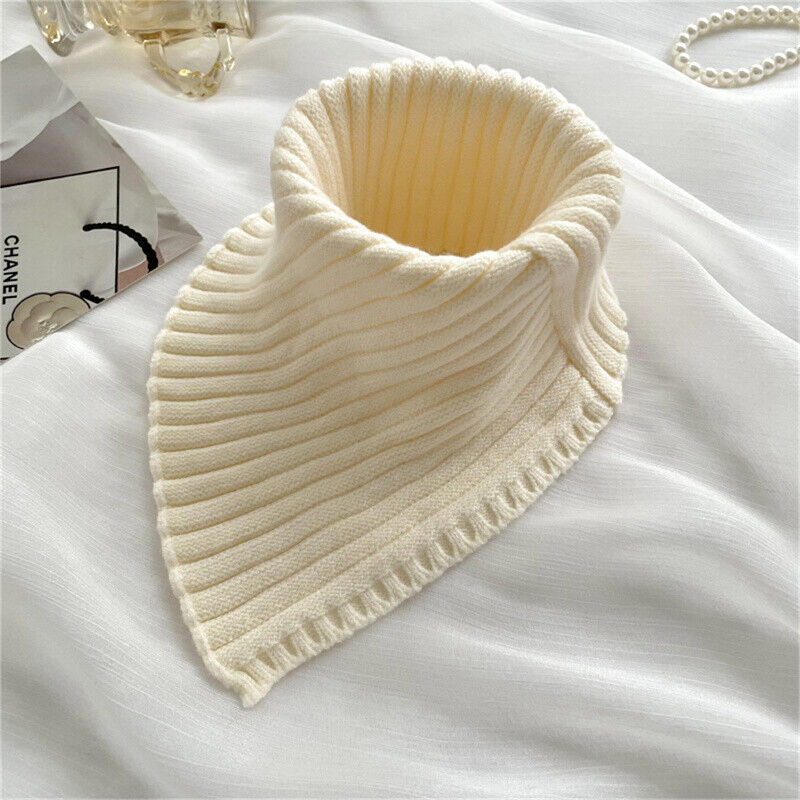 CosyWrap Scarf – Knit Cotton Cowl Winter Scarf