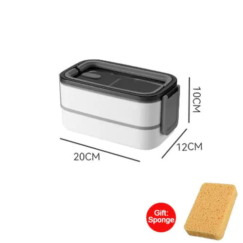 MealMate - 2-Tier Stainless Steel Lunchbox