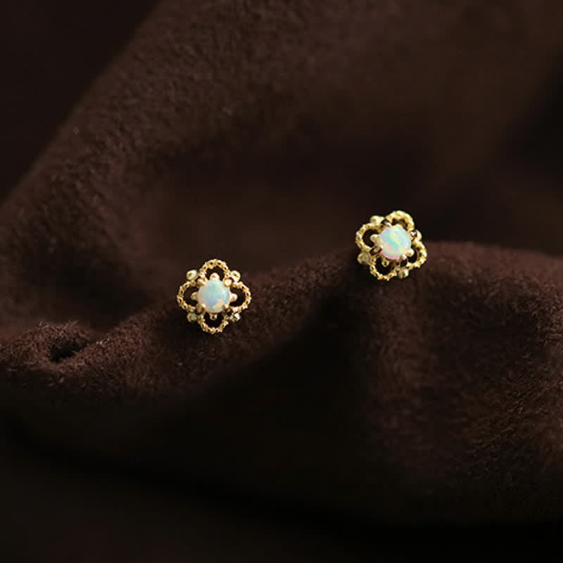 Seraphina - Vintage Opal Earrings for Women
