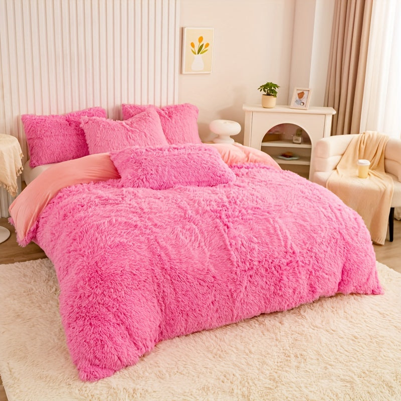 Ultra-Soft Plush Duvet Cover Set - Zipped
