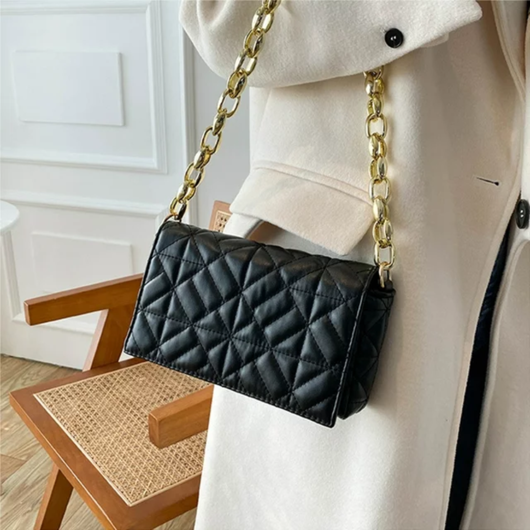 ChariceBag - Jacquard Flap Handbag