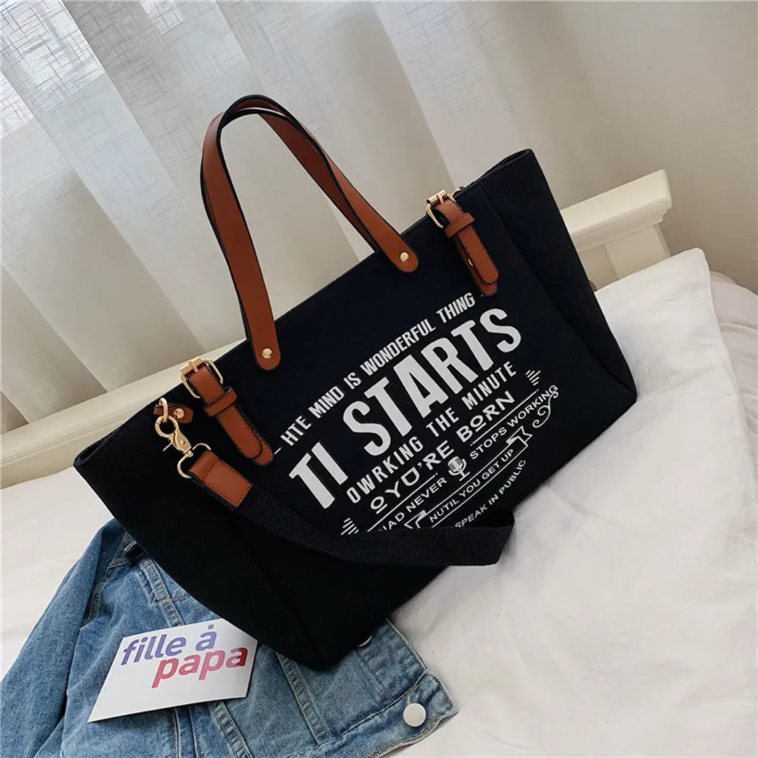 Lexie - Spacious Canvas Tote