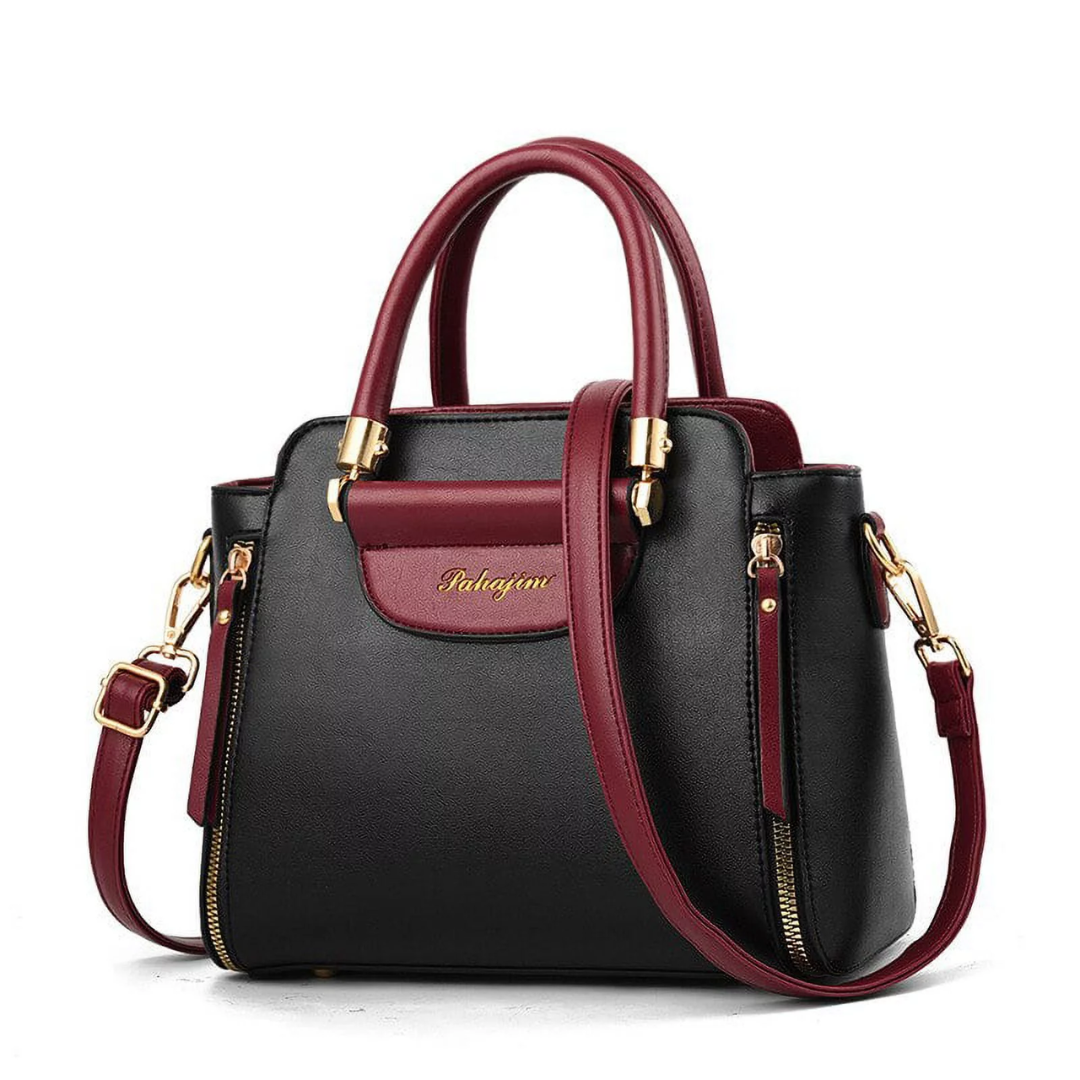 ChicCarry - Stylish Two-Tone Tote Bag for Every Occasion