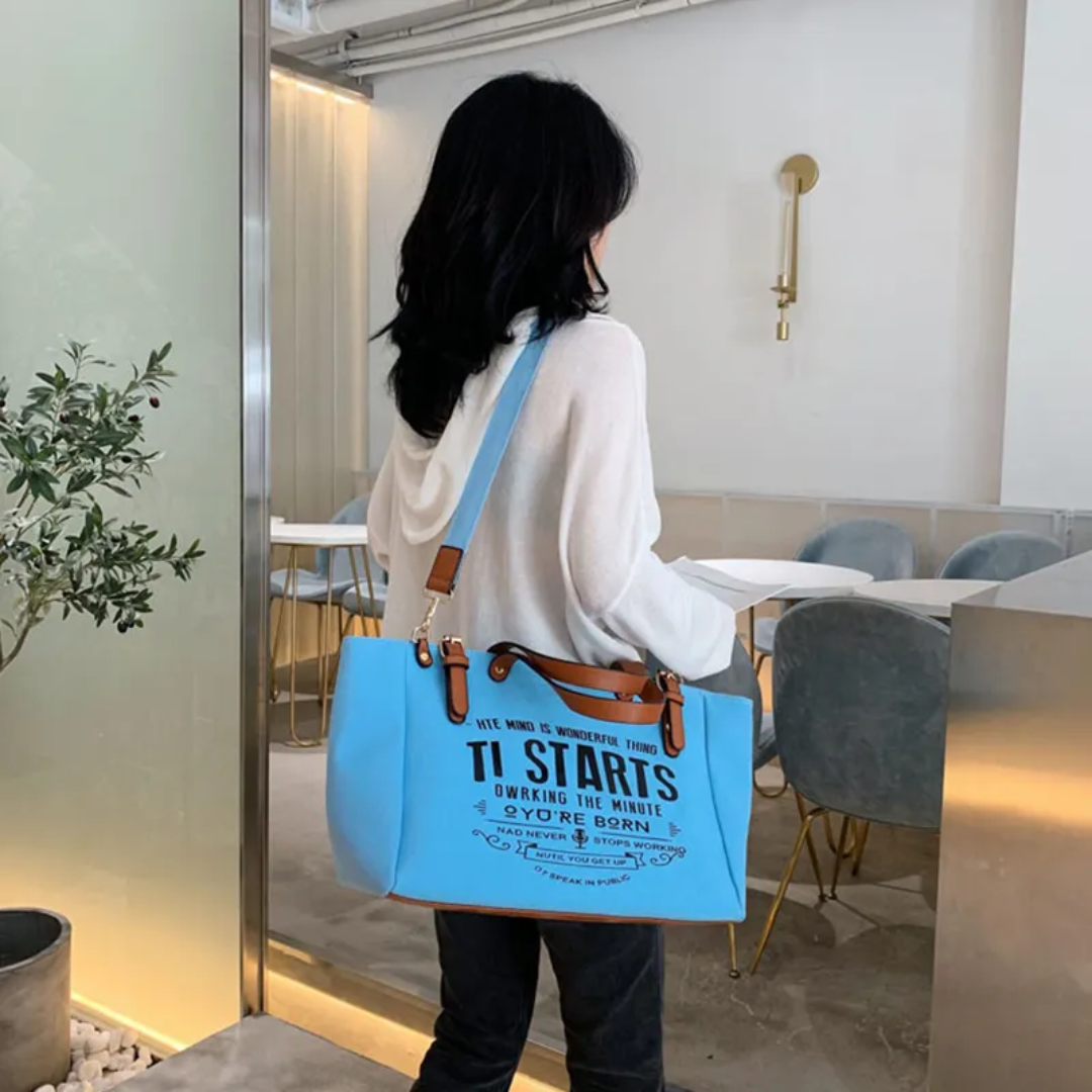 Lexie - Spacious Canvas Tote