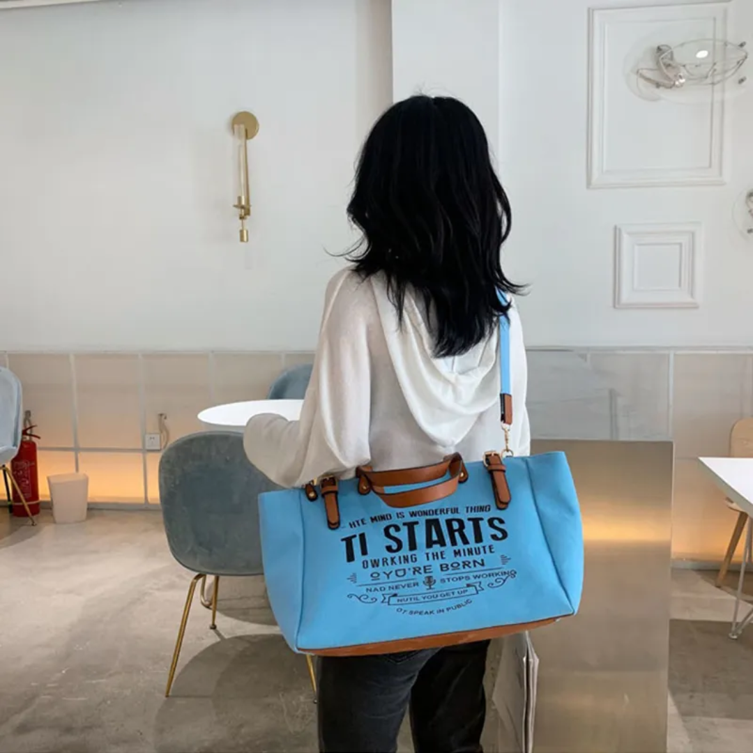 Lexie - Spacious Canvas Tote