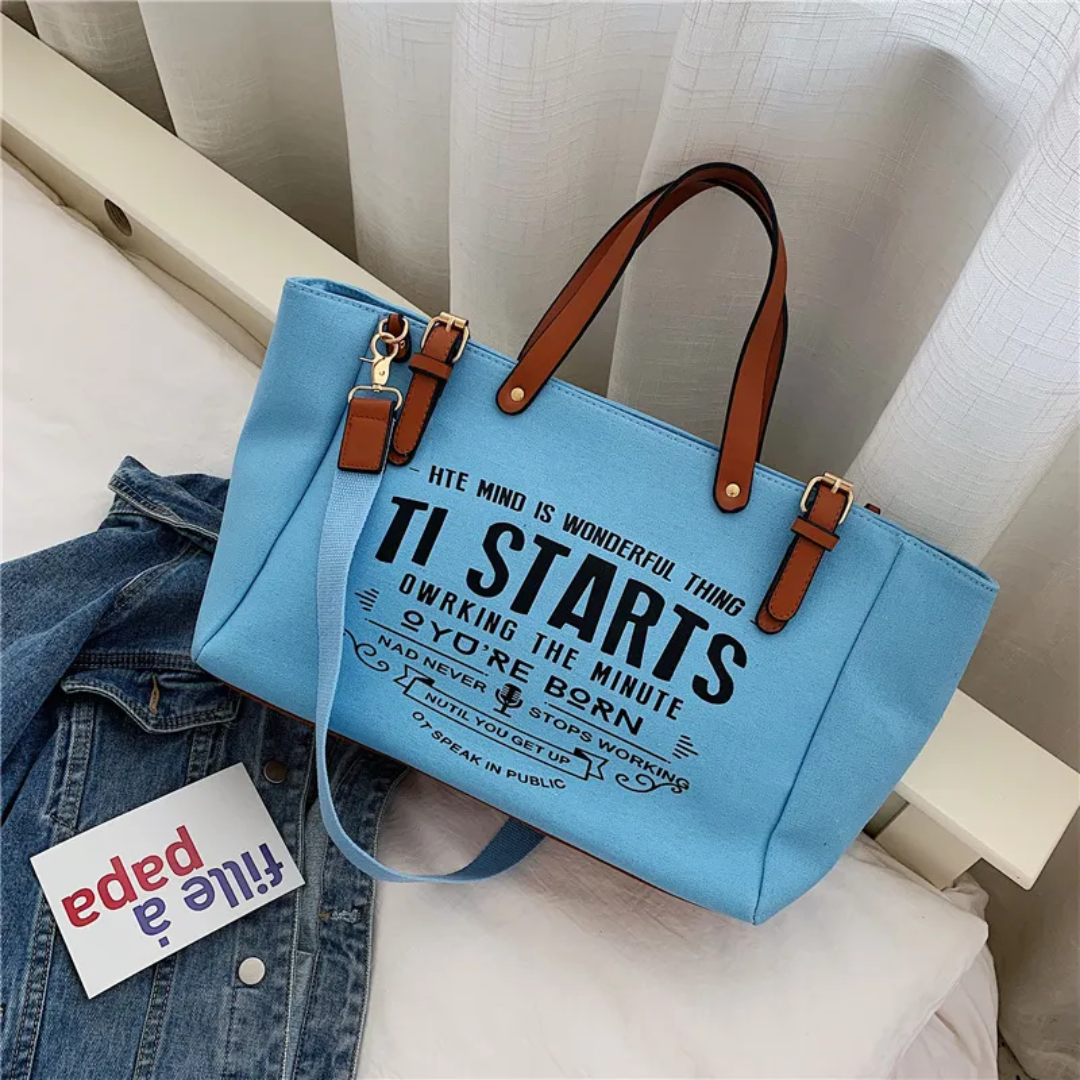 Lexie Tote - Spacious Canvas Everyday Handbag