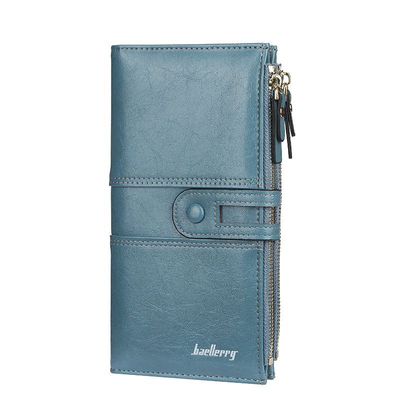 ClassicWallet - Double Zip PU Leather Wallet