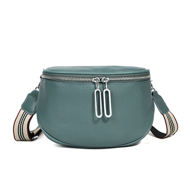 Lucy - Compact Leather Saddle Bag