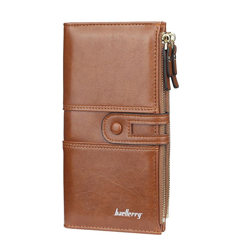 ClassicWallet - Double Zip PU Leather Wallet